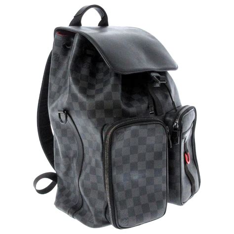 louis vuitton backpack black rope|black louis vuitton backpack men's.